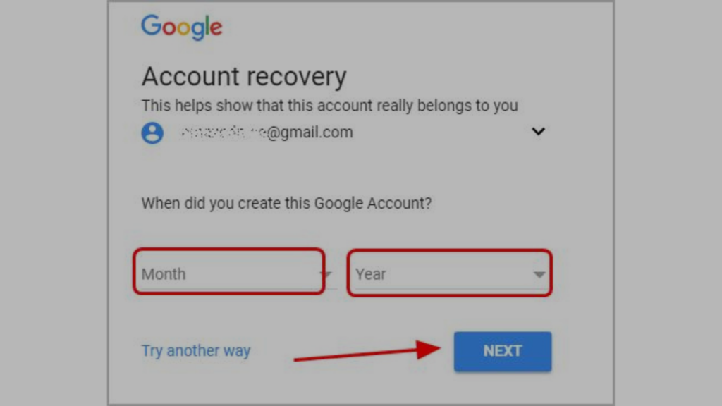 Google Guidelines To Recover The Gmail Account