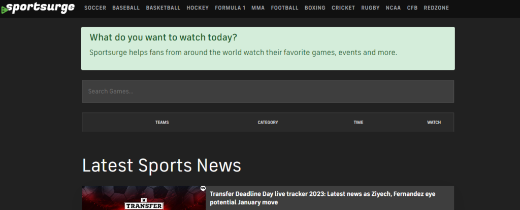 8. Sportsurge: