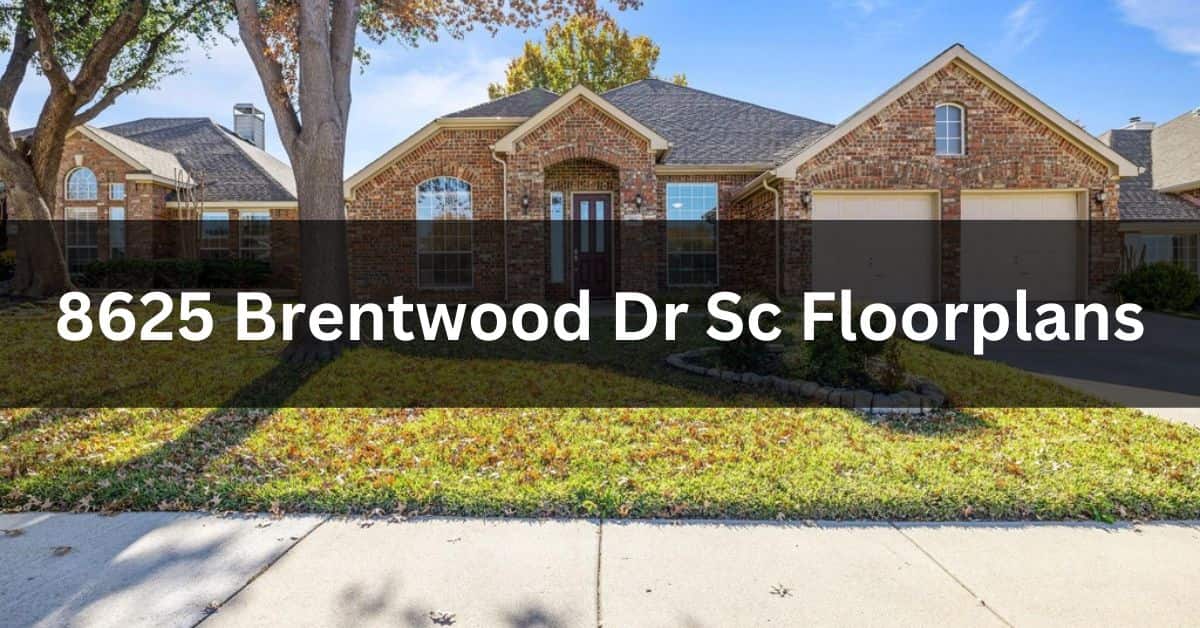 8625 Brentwood Dr Sc Floorplans